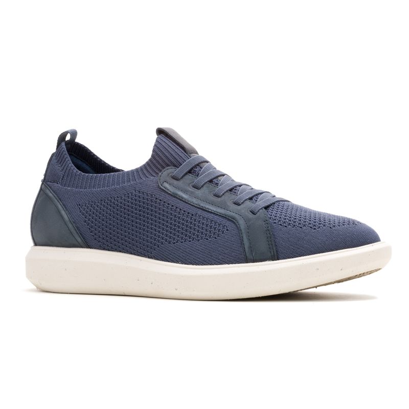 Zapatilla-Para-Hombre-Textil-Niles-Knit-Lace-Up-Azul-Hush-Puppies