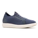 Zapatilla-Para-Hombre-Textil-Niles-Knit-Lace-Up-Azul-Hush-Puppies