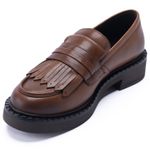 Mocasin-Para-Mujer-Cuero-Willow-Marron-Hush-Puppies