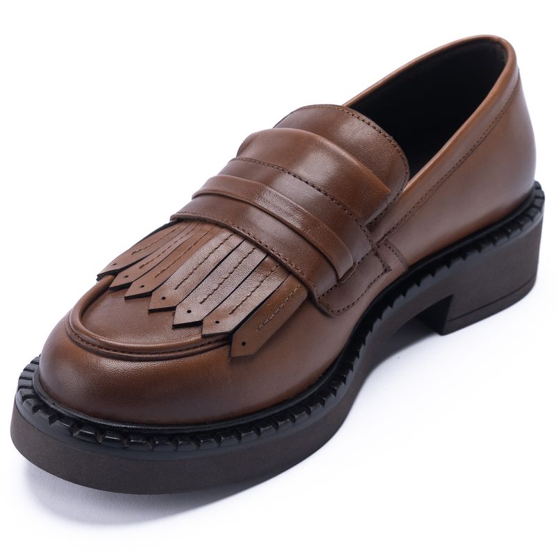 Mocasin-Para-Mujer-Cuero-Willow-Marron-Hush-Puppies