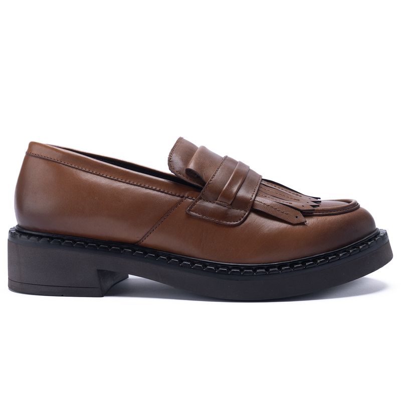 Mocasin-Para-Mujer-Cuero-Willow-Marron-Hush-Puppies