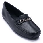 Mocasin-Para-Mujer-Cuero-debora-Negro-Hush-Puppies