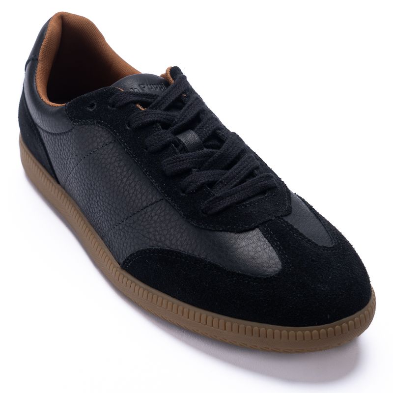 Zapatilla-Para-Hombre-Cuero-Diego-Negro-Hush-Puppies