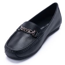 Mocasín Para Mujer Cuero debora Negro Hush Puppies