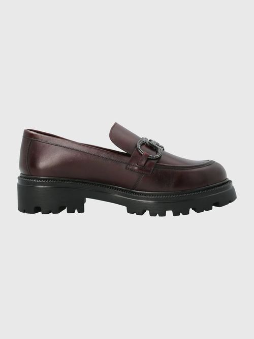 Mocasín Para Mujer Cuero Blake Burgundy Hush Puppies