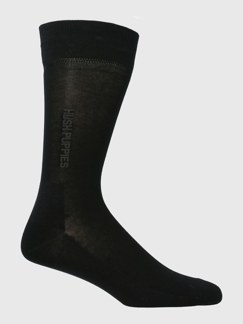 Medias-Para-Hombre-Algodon-Elastano-Antislip-Negro-Hush-Puppies