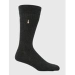 Medias-Para-Hombre-Algodon-Elastano-Cuff-Dogembro-Gris-Oscuro-Hush-Puppies