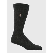 Medias Para Hombre Algodón/Elastano Cuff Dogembro Gris Oscuro Hush Puppies