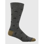 Medias-Para-Hombre-Algodon-Elastano-Cuff-Bikes-Gris-Oscuro-Hush-Puppies