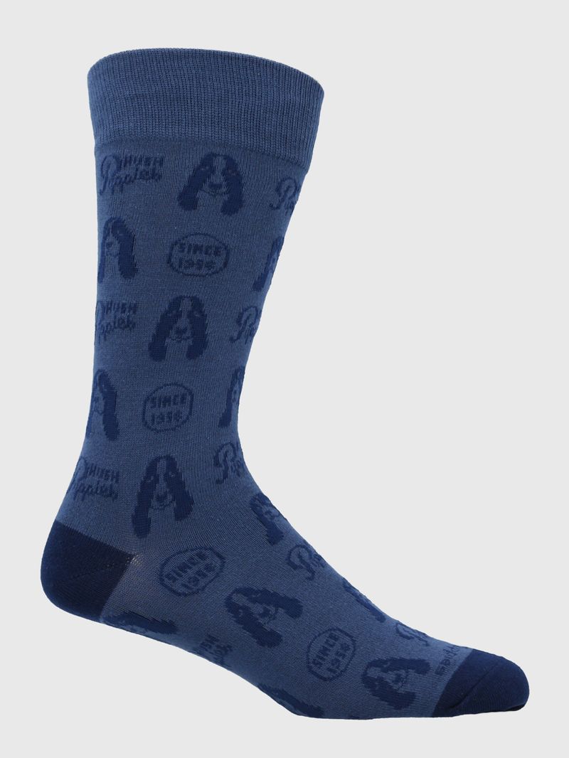 Medias-Para-Hombre-Algodon-Elastano-Dog-Puppies-Azul-Hush-Puppies