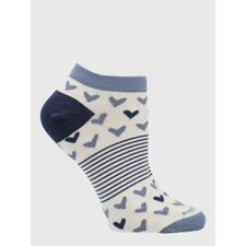 Medias Para Mujer Algodón/Elastano Ped Heart Crema Hush Puppies