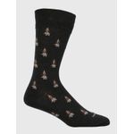 Medias-Para-Hombre-Algodon-Elastano-Dogs-Gris-Oscuro-Hush-Puppies