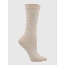 Medias Para Mujer Algodón/Elastano Cuff Allover Beige Hush Puppies