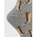 Medias-Para-Mujer-Algodon-Elastano-Beagle-Gris-Hush-Puppies