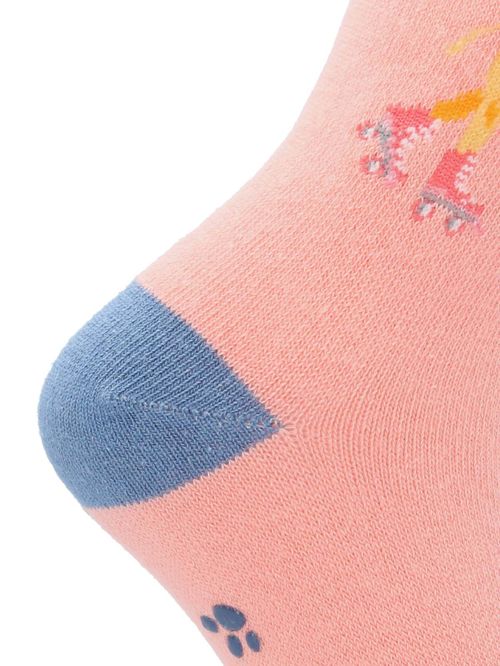 Medias Para Niña Algodón/Elastano Fun Giraffe Rosado Hush Puppies