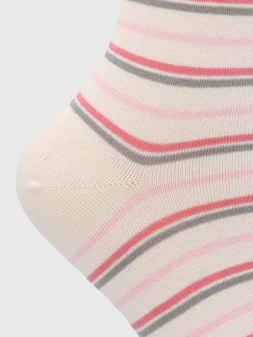 Medias Para Mujer Algodón/Elastano Cuff Lines Crema Hush Puppies