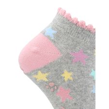 Medias Para Niña Algodón/Elastano Ped ST STar Gris Hush Puppies
