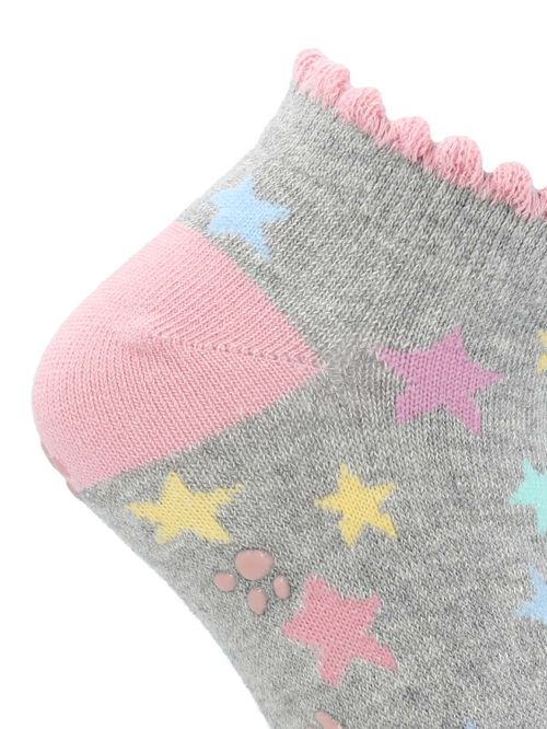 Medias Para Niña Algodón/Elastano Ped ST STar Gris Hush Puppies