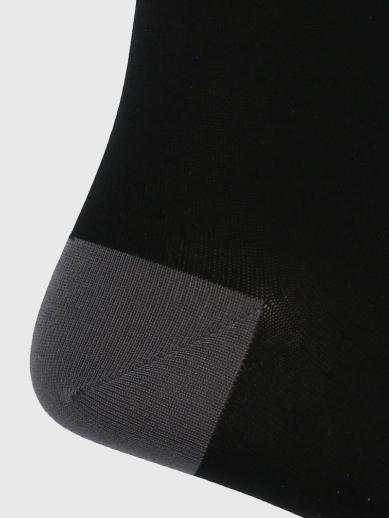Medias-Para-Hombre-Algodon-Elastano-Doglines-Negro-Hush-Puppies