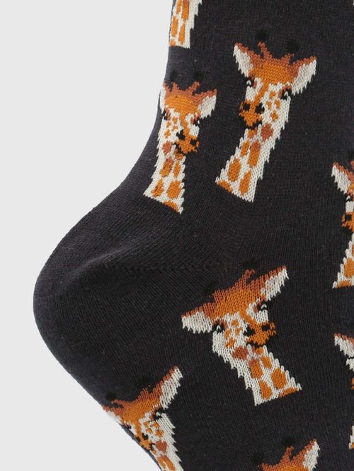 Medias Para Mujer Algodón/Elastano ST Giraffe Gris Oscuro Hush Puppies