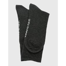Medias Para Hombre Algodón/Elastano Cuff Dogembro Gris Oscuro Hush Puppies