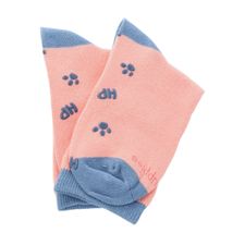 Medias Para Niña Algodón/Elastano Fun Giraffe Rosado Hush Puppies
