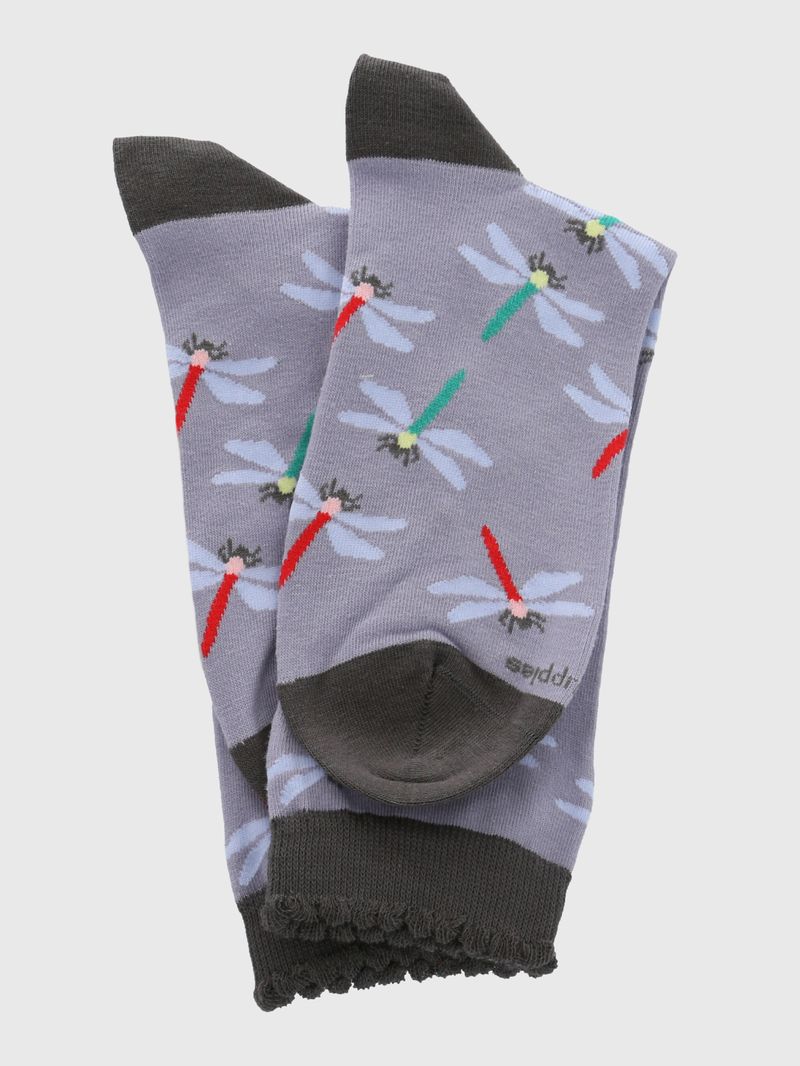 Medias-Para-Mujer-Algodon-Elastano-ST-Libel-Lila-Hush-Puppies
