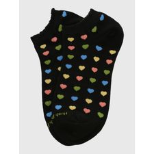 Medias Para Mujer Algodón/Elastano Ped ST Hearty Negro Hush Puppies