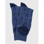 Medias-Para-Hombre-Algodon-Elastano-Dog-Puppies-Azul-Hush-Puppies