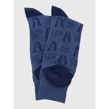 Medias Para Hombre Algodón/Elastano Dog Puppies Azul Hush Puppies