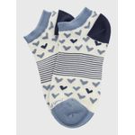 Medias-Para-Mujer-Algodon-Elastano-Ped-Heart-Crema-Hush-Puppies