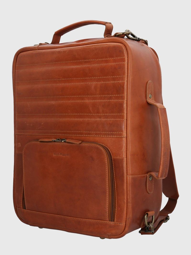 Mochila-Para-Hombre-Cuero-Om-Middleton-Back-Cafe-Hush-Puppies