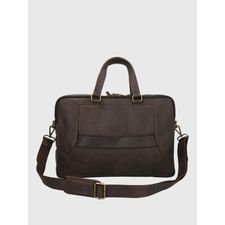 Maletín Para Hombre Cuero TH Millard Café Hush Puppies