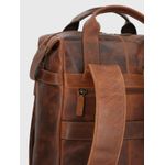 Mochila-Para-Hombre-Cuero-ST-Milton-Back-Cafe-Hush-Puppies