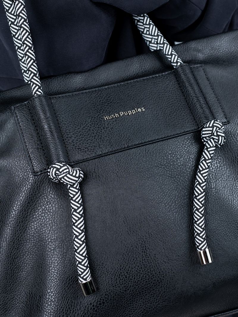 Cartera-Para-Mujer-Sintetico-I25Of-Cordy-Tote-Negro-Hush-Puppies