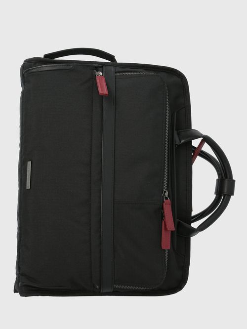 Maletín Para Hombre Poliéster Reciclado Raymond Negro Hush Puppies