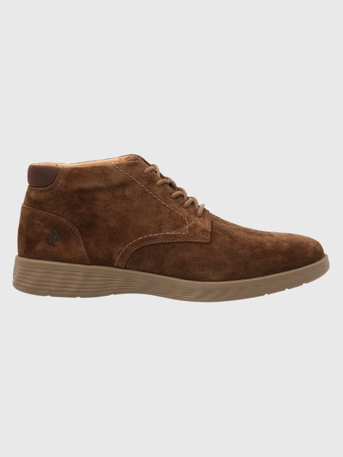 Botín Para Hombre Cuero Spinal City Marrón Hush Puppies