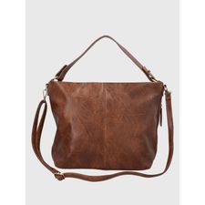 Cartera Para Mujer Sintetico/Cuero Laryn Hobo Marrón Hush Puppies