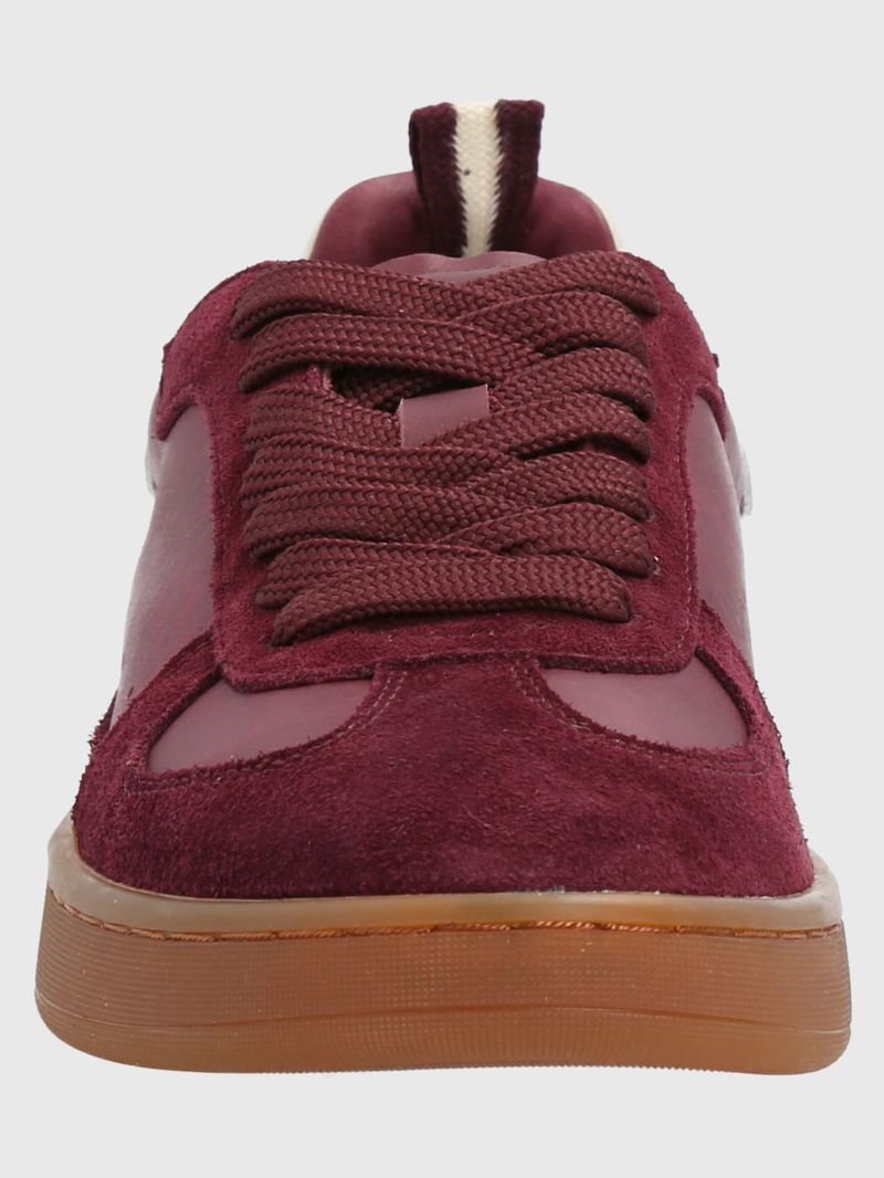 Zapatilla-Para-Mujer-Cuero-Dallas-Burgundy-Hush-Puppies