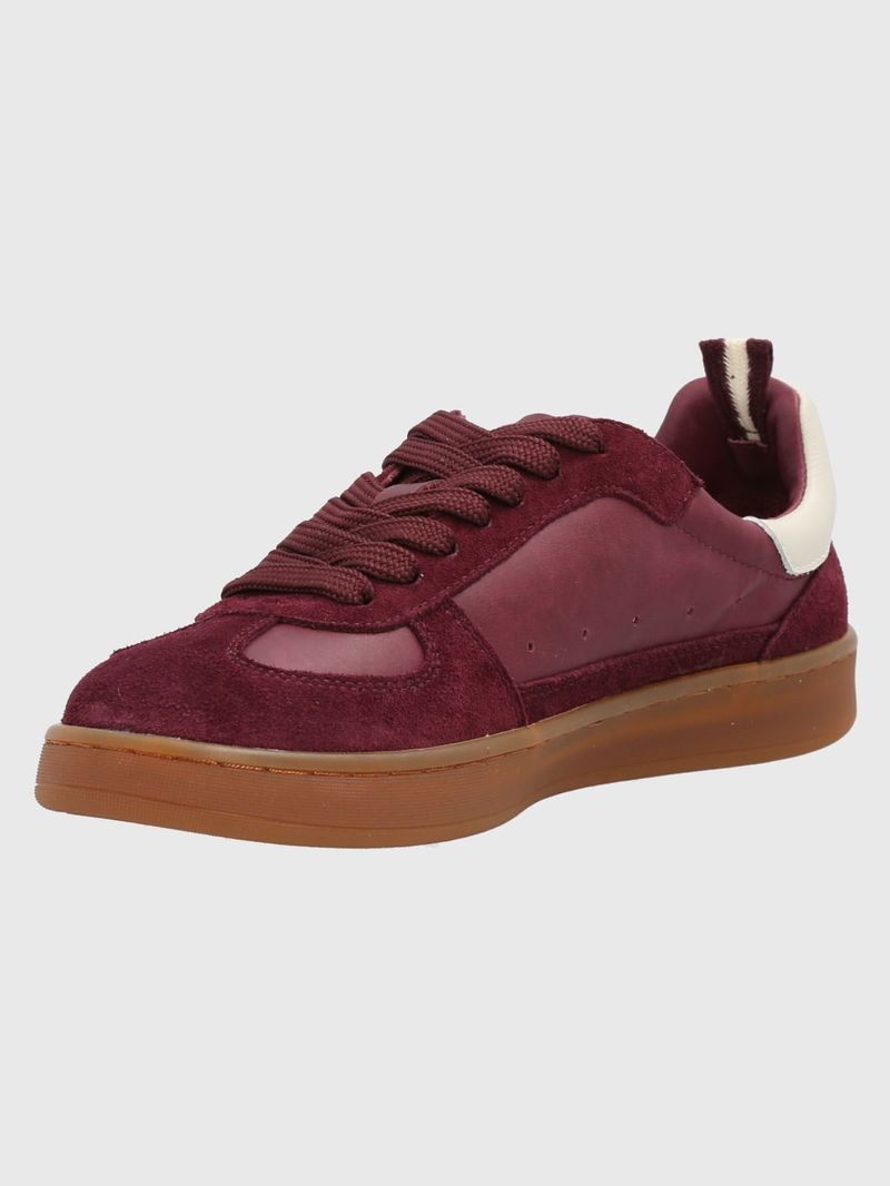Zapatilla-Para-Mujer-Cuero-Dallas-Burgundy-Hush-Puppies