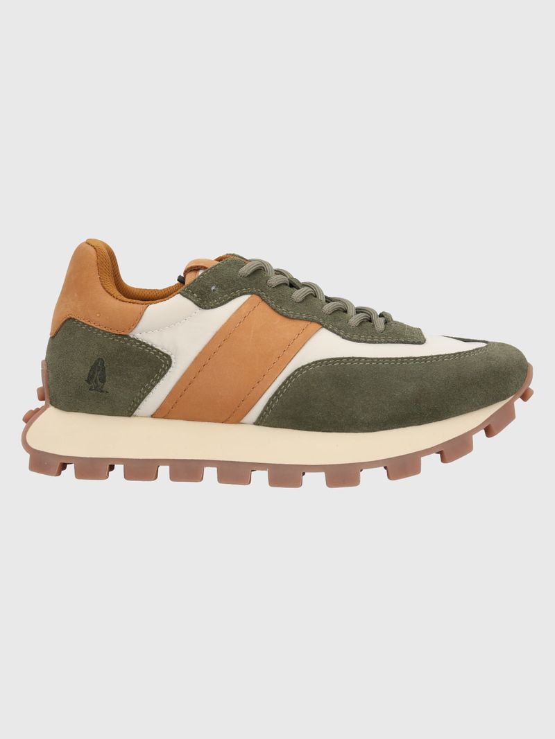 Zapatilla-Para-Mujer-Cuero-Janet-Verde-Militar-Hush-Puppies