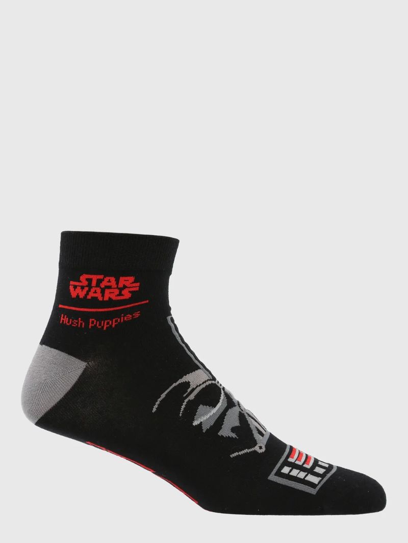 Medias-Para-Hombre-SW-Ped-Darth-Vader-Negro-Hush-Puppies