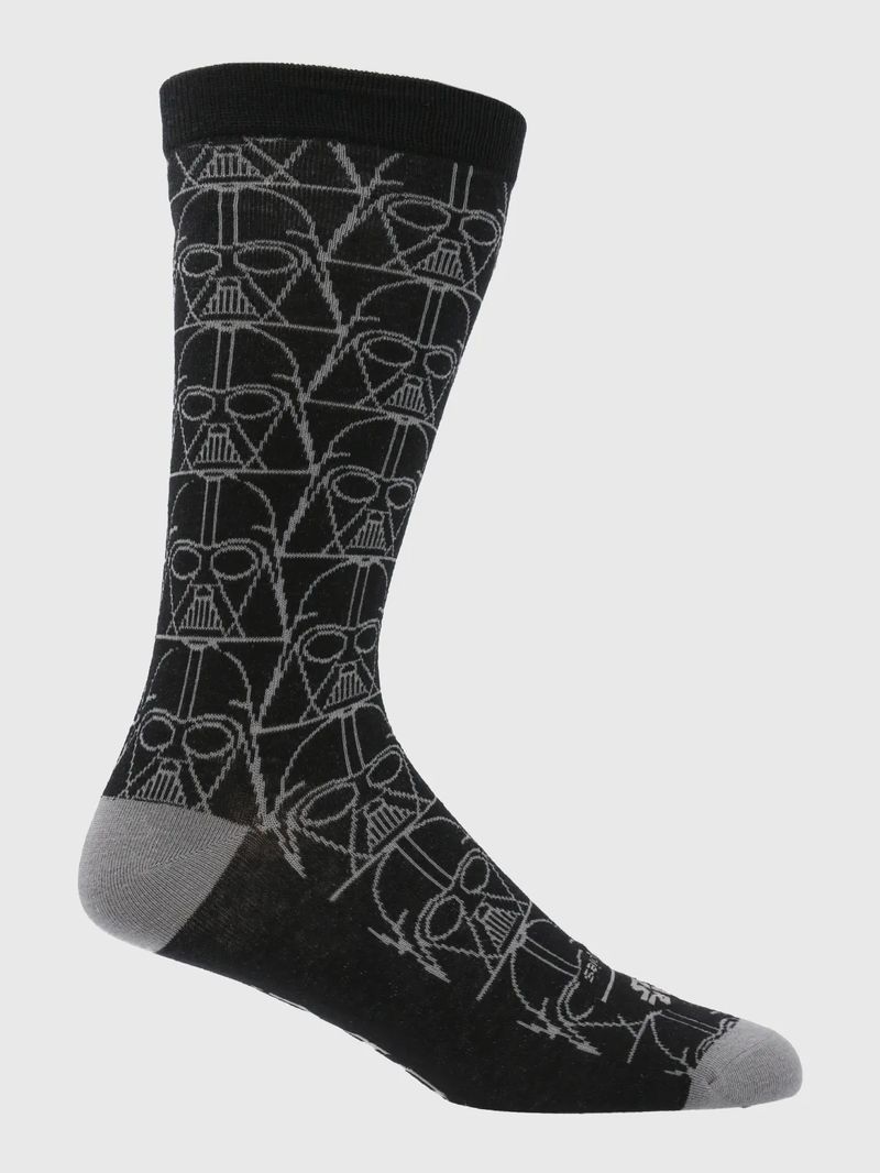 Medias-Para-Hombre-SW-Darth-Vader-Negro-Hush-Puppies