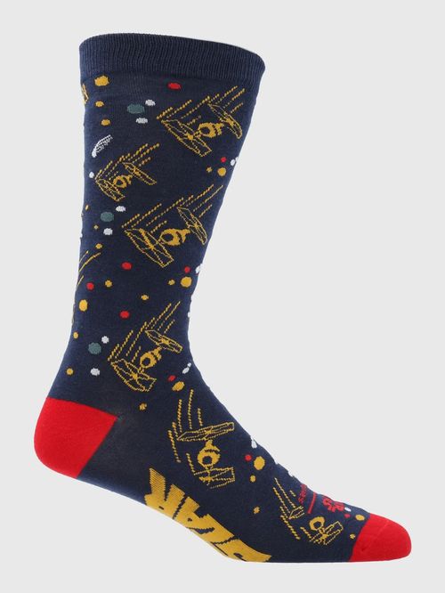 Medias Para Hombre SW Tie Fighter Azul Hush Puppies