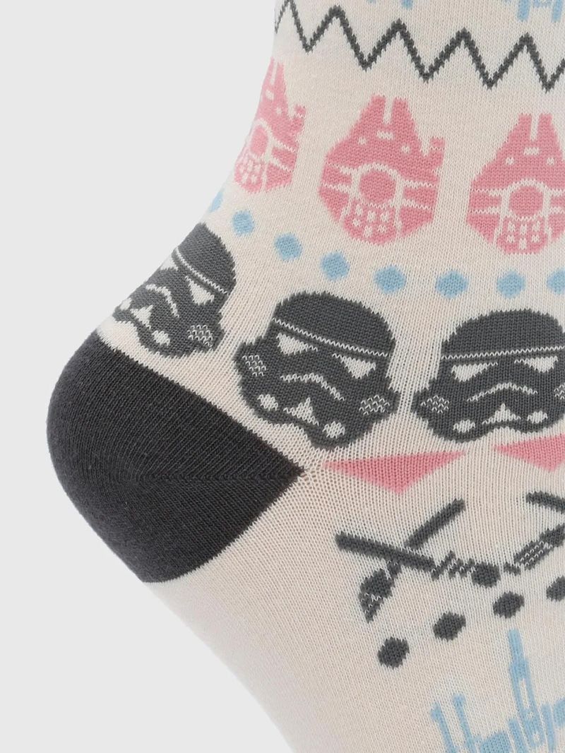 Medias-Para-Mujer-SW-All-Star-Wars-Beige-Hush-Puppies