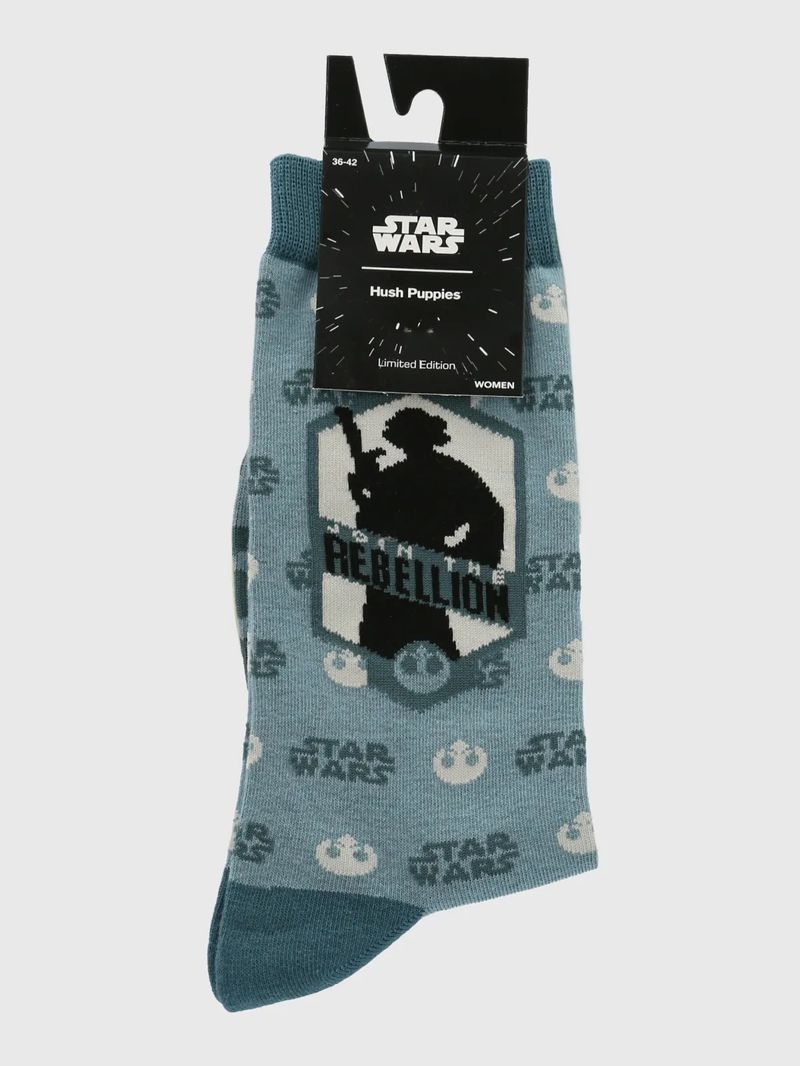 Medias-Para-Mujer-SW-Princess-Leia-Azul-Hush-Puppies