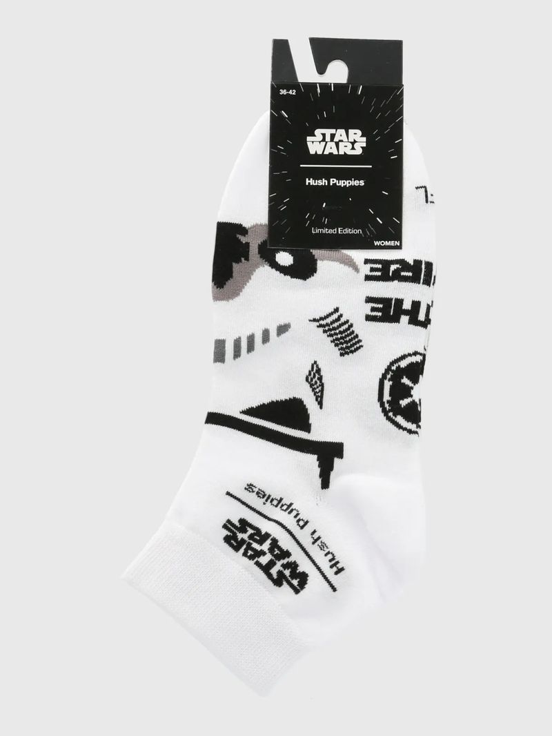 Medias-Para-Mujer-SW-Ped-Stormtroop-Blanco-Hush-Puppies