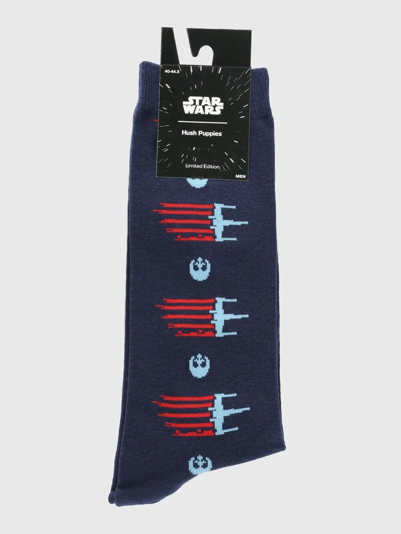 Medias-Para-Hombre-SW-X-Wings-Color-Azul-Hush-Puppies