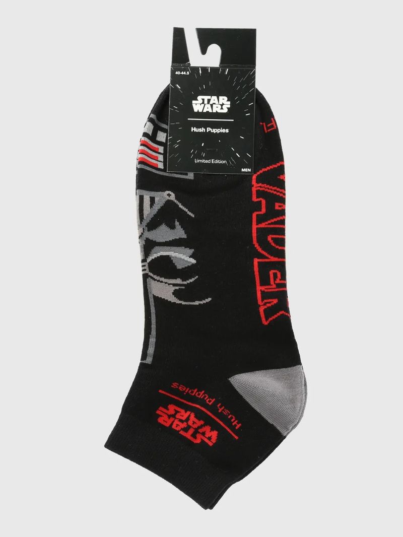 Medias-Para-Hombre-SW-Ped-Darth-Vader-Negro-Hush-Puppies