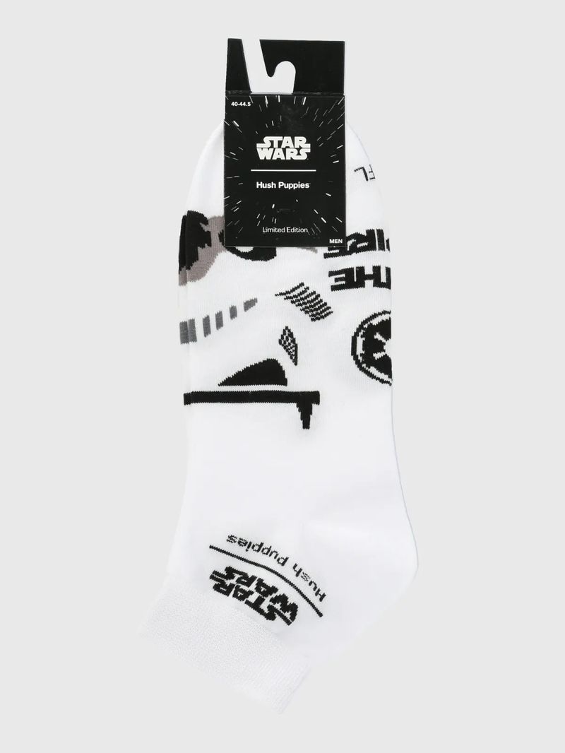 Medias-Para-Hombre-SW-Ped-Stormtroopr-Blanco-Hush-Puppies